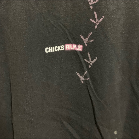 Vintage 1999 Dixie Chicks “Chicks Rule” Country Band  T-Shirt Sz XL Black - Picture 4 of 6
